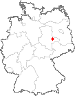 Karte Thießen bei Dessau, Anhalt